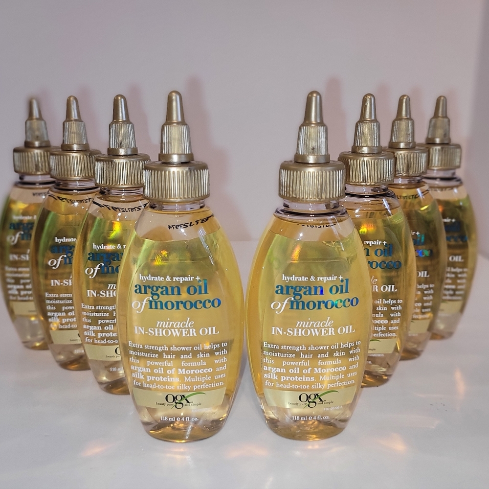 OGX Argan Oil of Morocco Miracle in shower oil 4 oz- 8 Qty!!